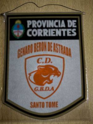 BANDERIN 40CM DORADO BERON ASTRADA SANTO TOME