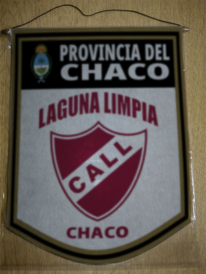 BANDERIN 40CM DORADO LAGUNA LIMPIA CHACO