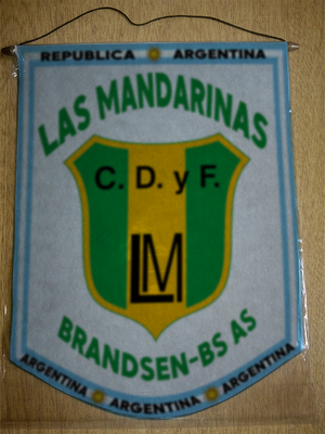 BANDERIN CLUB LAS MANDARINAS BRANDSEN