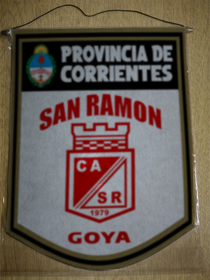 BANDERIN 40CM DORADO SAN RAMON GOYA