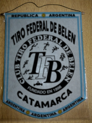 BANDERIN TIRO FEDERAL BELEN CATAMARCA