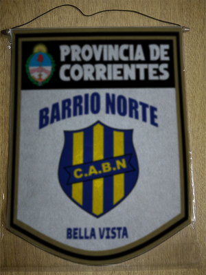 BANDERIN 40CM DORADO BARRIO NORTE BELLA VISTA