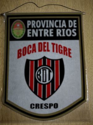 BANDERIN BOCA DEL TIGRE CRESPO ENTRE RIOS