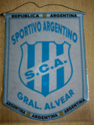 BANDERIN SPORTIVO ARGENTINO GENERAL ALVEAR