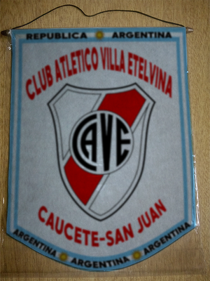 BANDERIN CLUB VILLA ETELVINA CAUCETE
