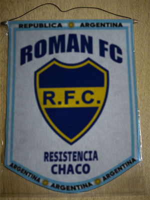 BANDERIN ROMAN FC RESISTENCIA CHACO