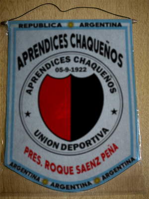 BANDERIN APRENDICES CHAQUEÑOS UNIÓN DEPORTIVA (PRES. R. SÁENZ PEÑA)