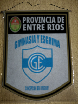 BANDERIN GIMNASIA ESGRIMA CONCEPCION URUGUAY
