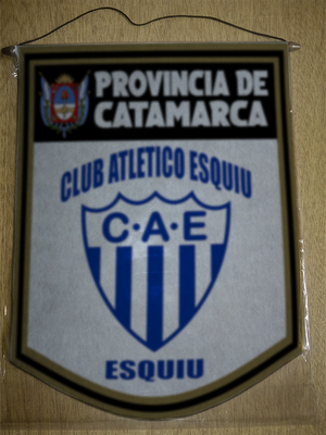 BANDERIN 40 CM DORADO CLUB ATLETICO ESQUIU