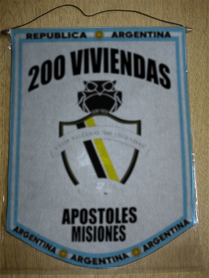 BANDERIN 200 VIVIENDAS APOSTOLES