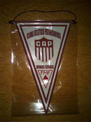 BANDERIN 37CM PAÑO CLUBE ATLETICO PATROCINENSE
