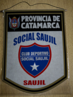 BANDERIN 40 CM DORADO SOCIAL SAUJIL