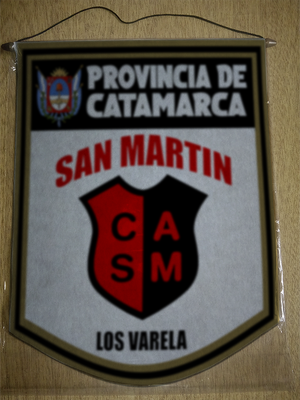 BANDERIN 40 CM DORADO SAN MARTIN LOS VARELA