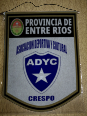 BANDERIN ADYC CULTURAL CRESPO ENTRE RIOS