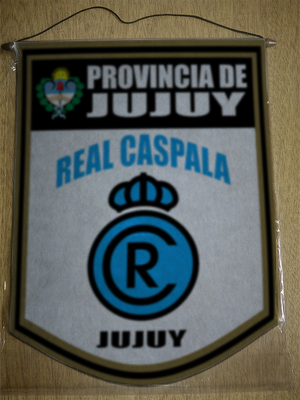 BANDERIN 40CM DORADO CLUB REAL CASPALA JUJUY