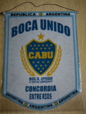 BANDERIN BOCA UNIDO CONCORDIA