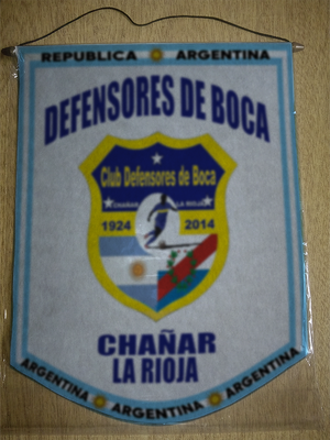 BANDERIN DEFENSORES DE BOCA CHAÑAR