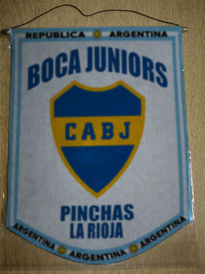 BANDERIN BOCA JUNIORS PINCHAS
