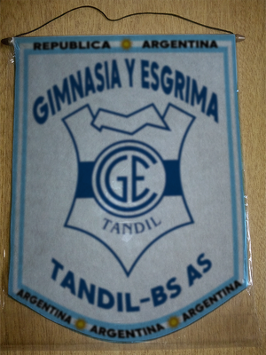 BANDERIN GIMNASIA Y ESGRIMA TANDIL
