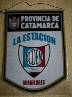 BANDERIN 40 CM DORADO LA ESTACION MIRAFLORES