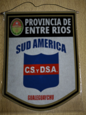BANDERIN SUD AMERICA GUALEGUAYCHU