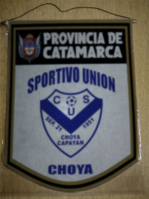 BANDERIN 40 CM DORADO SPORTIVO UNION CHOYA