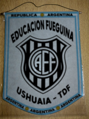 BANDERIN CLUB EDUCACION FUEGUINA USHUAIA