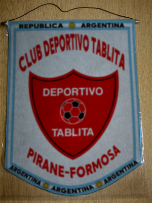 BANDERIN CLUB DEPORTIVO TABLITA PIRANE