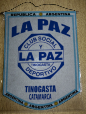 BANDERIN CLUB LA PAZ TINOGASTA