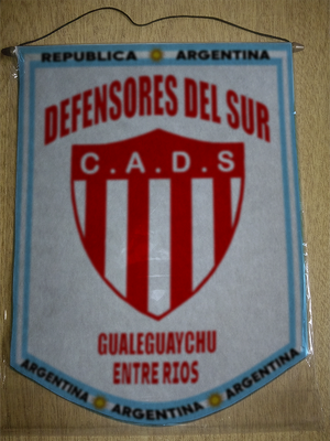 BANDERIN DEFENSORES DEL SUR GUALEGUAYCHU