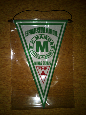BANDERIN 37CM PAÑO ESPORTE CLUBE MAMORÉ DE PATOS DE MINAS