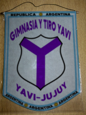 BANDERIN GIMNASIA Y TIRO YAVI JUJUY