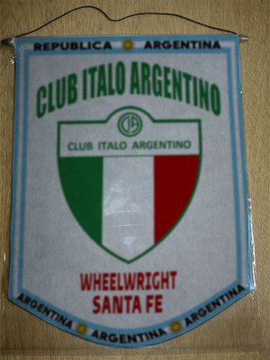 BANDERIN ITALO ARGENTINO SANTA FE