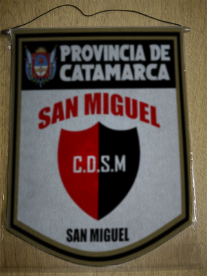 BANDERIN 40 CM DORADO DEPORTIVO SAN MIGUEL