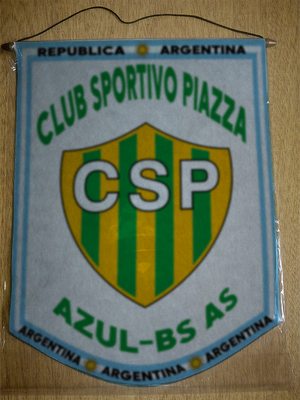 BANDERIN SPORTIVO PIAZZA AZUL