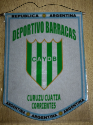 BANDERIN DEPORTIVO BARRACAS CURUZU CUATIA