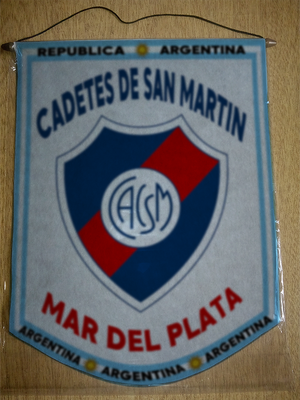 BANDERIN CADETES DE SAN MARTIN MAR DEL PLATA