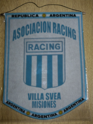 BANDERIN ASOCIACION RACING VILLA SVEA