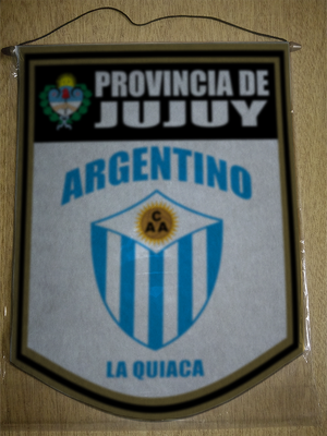 BANDERIN 40CM DORADO ARGENTINO DE LA QUIACA JUJUY