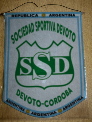 BANDERIN SOCIEDAD SPORTIVA DEVOTO CORDOBA