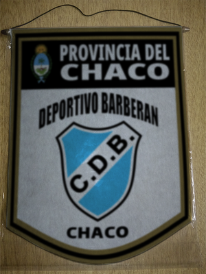 BANDERIN 40CM DORADO DEPORTIVO BARBERAN CHACO