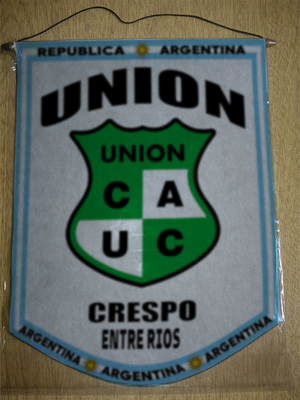 BANDERIN UNION CRESPO ENTRE RIOS