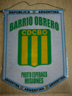 BANDERIN BARRIO OBRERO PUERTO ESPERANZA