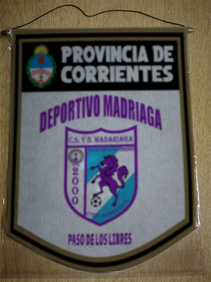 BANDERIN 40CM DORADO MADARIAGA PASO DE LOS LIBRES