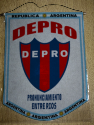 BANDERIN DEFENSORES PRONUNCIAMIENTO DEPRO ENTRE RIOS