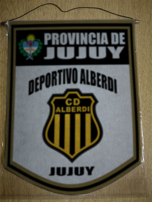 BANDERIN 40CM DORADO DEPORTIVO ALBERDI JUJUY