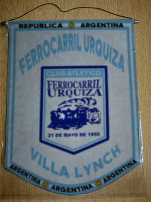 BANDERIN FERROCARRIL URQUIZA