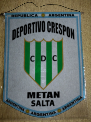 BANDERIN DEPORTIVO CRESPON METAN SALTA