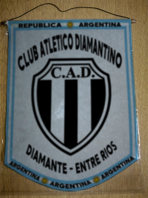BANDERIN CLUB DIAMANTINO DIAMANTE ENTRE RIOS