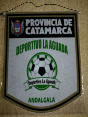 BANDERIN 40 CM DORADO DEPORTIVO LA AGUADA ANDALGALA